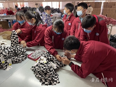 繁昌區學生從學校課堂走進工廠車間