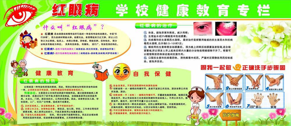 【41海報常見疾病海報展板掛圖236紅眼病宣傳欄】價格,廠家,圖片,展示架,新豐縣新奇麗廣告設計制作室-